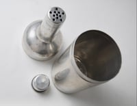 Image 2 of Vintage 1920s F. E. Fonseca + Co Aluminum Bottle