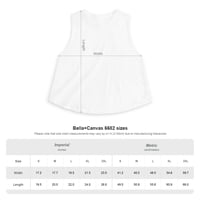 Image 5 of I Don't Wanna Be Perky Crop Top — Cute Sloth Graphic Women's Tank