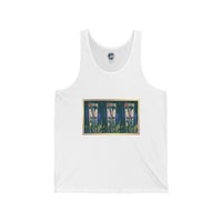 Image 3 of Vintage Cityscape Triptych Tank Top — Retro Urban Art Graphic Tank