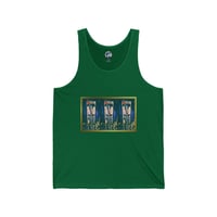 Image 4 of Vintage Cityscape Triptych Tank Top — Retro Urban Art Graphic Tank