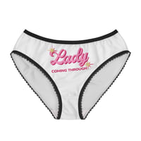 Image 1 of Lady Coming Through Women's Briefs - Fun Feminine Printed Underwear-e3828e2b