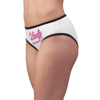 Image 2 of Lady Coming Through Women's Briefs - Fun Feminine Printed Underwear-e3828e2b
