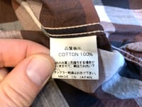 Image 10 of Flat Head jeans western snap button knit plaid shirt, size 38 (S)