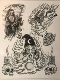 Image 1 of 90’s wizard production flash sheet 