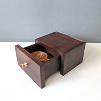 Image 4 of Mini-Altar Kit - Walnut with Padauk and Brass Turned Knob