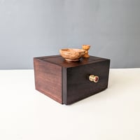 Image 5 of Mini-Altar Kit - Walnut with Padauk and Brass Turned Knob