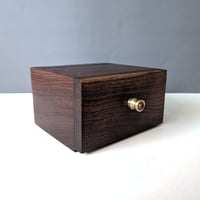 Image 4 of Mini-Altar Kit - Walnut with Bocote and Brass Turned Knob
