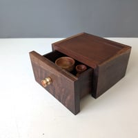 Image 3 of Mini-Altar Kit - Walnut with Jatoba and Brass Turned Knob