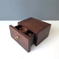 Image 3 of Mini-Altar Kit - Walnut with Bocote and Brass Turned Knob II