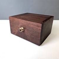Image 5 of Mini-Altar Kit - Walnut with Bocote and Brass Turned Knob II