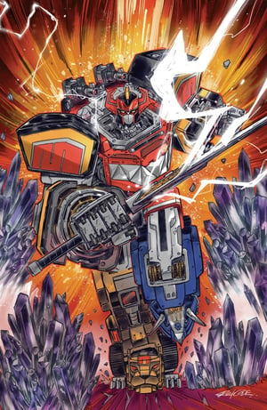 Image of Original Art Published Cover : Mighty Morphin Power Rangers #2 Cover G 1:20 Redcode  // Redcode