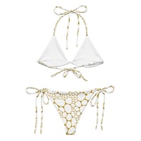 Image 2 of White Gold string bikini