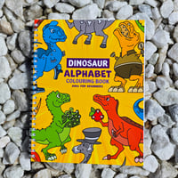 Image 1 of Dinosaur Alphabet Colouring Book