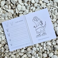 Image 2 of Dinosaur Alphabet Colouring Book