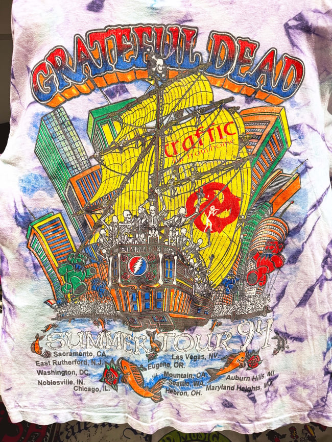 Grateful Dead 1994 Summer Tour Lot T-Shirt - Size XL