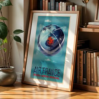 Image 3 of Air France – Réseau Aérien Mondial Vintage Airline Poster