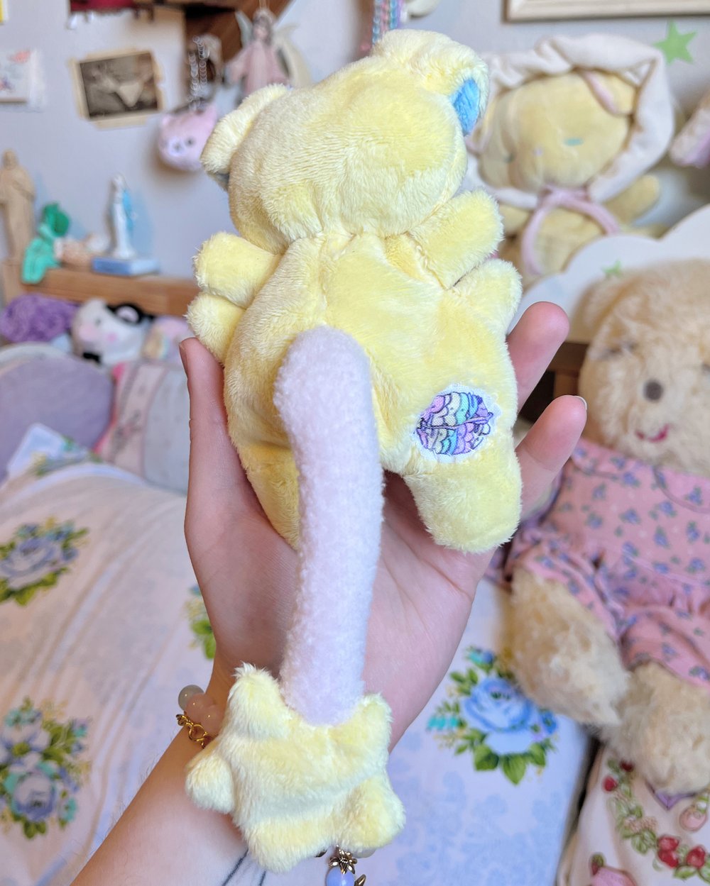 Image of Hugg-A-Me Babey! Yellow with pink ball
