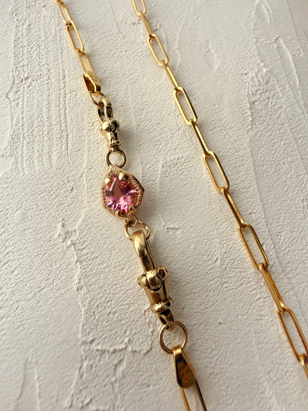 Image of Pink Tourmaline Connector