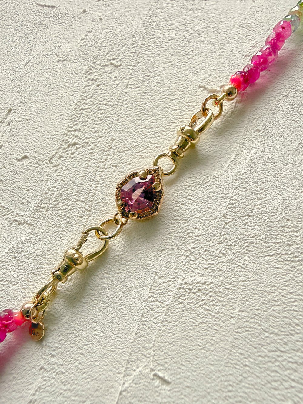 Image of Pink Tourmaline Connector