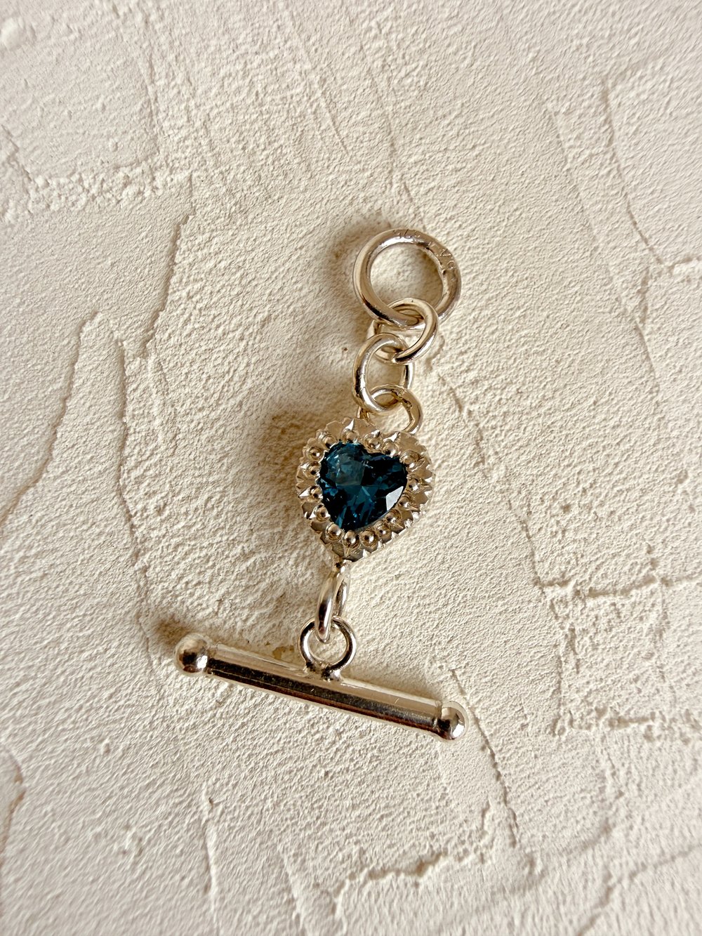Image of Heart T-Bar Pendant