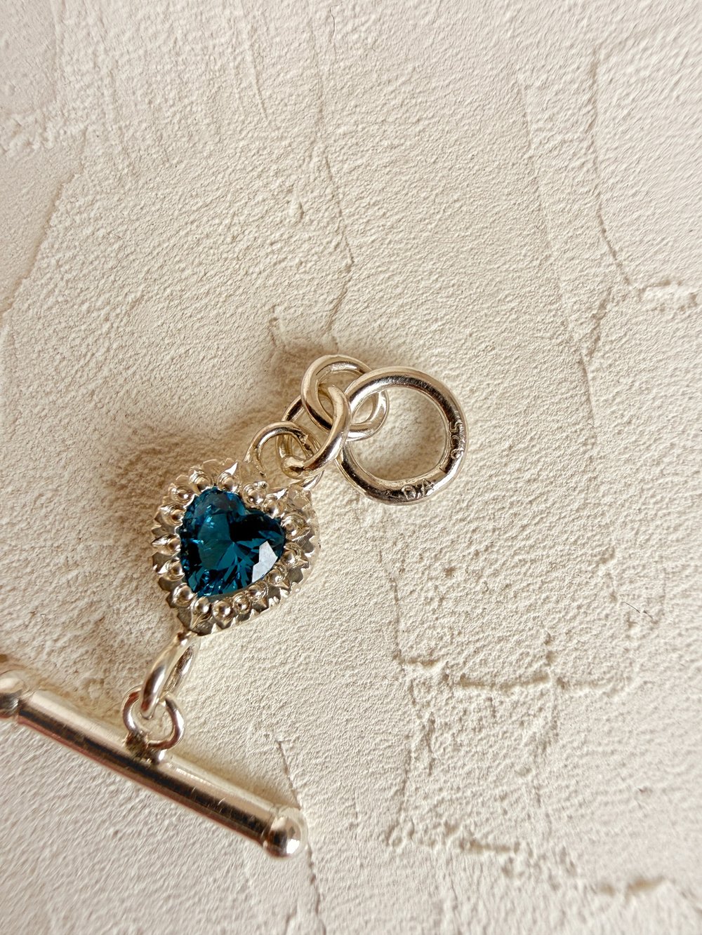 Image of Heart T-Bar Pendant
