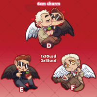 Image 3 of Good omens Charms & Standees preorders