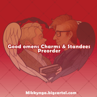 Image 1 of Good omens Charms & Standees preorders