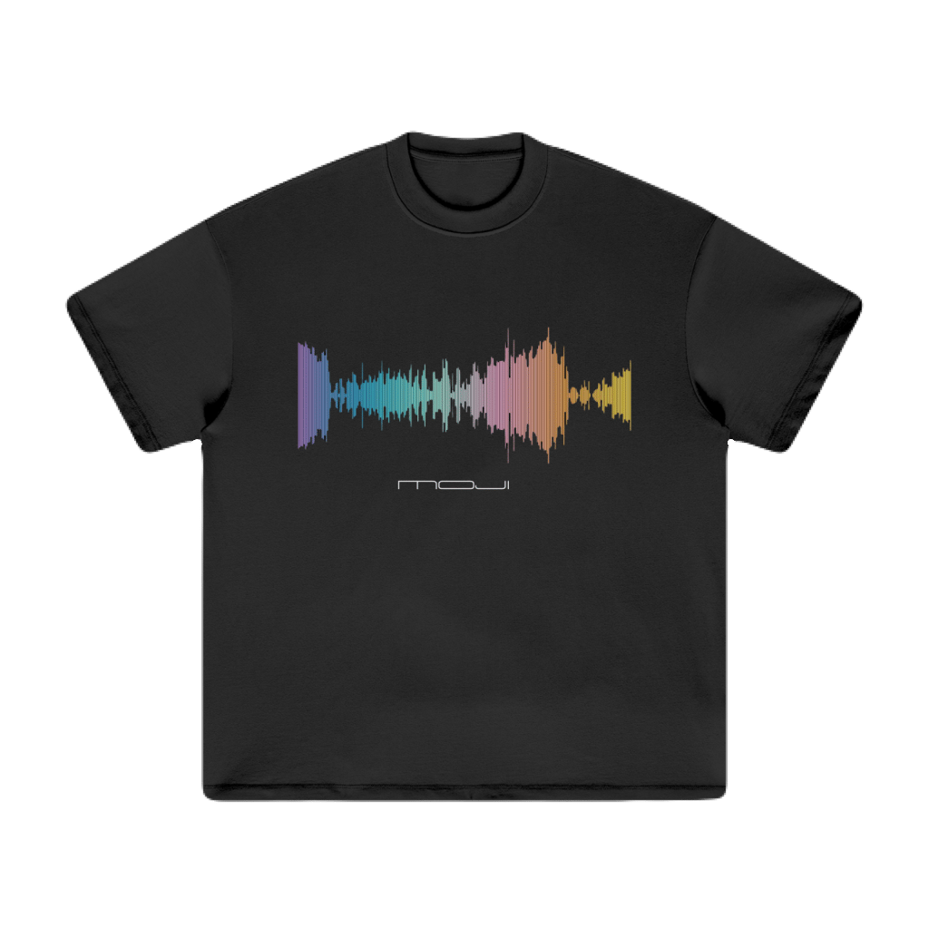 MOJI Black Wav Tee