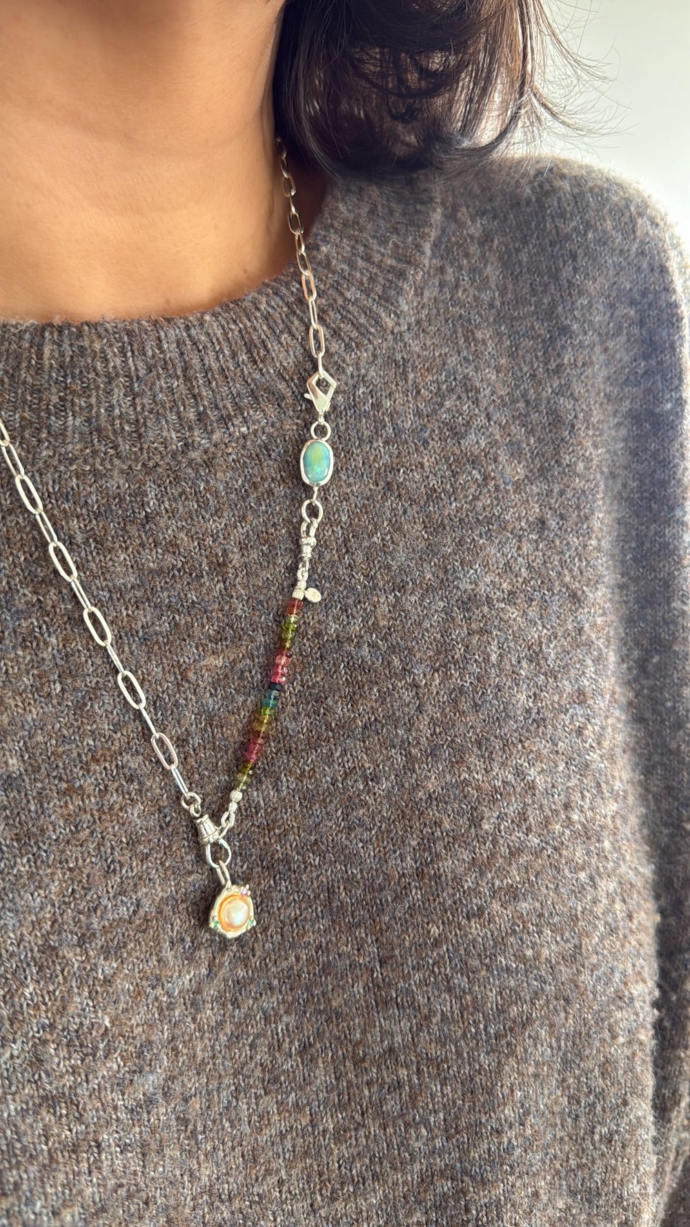 Image of Paperclip Chain with Swivel Clasp