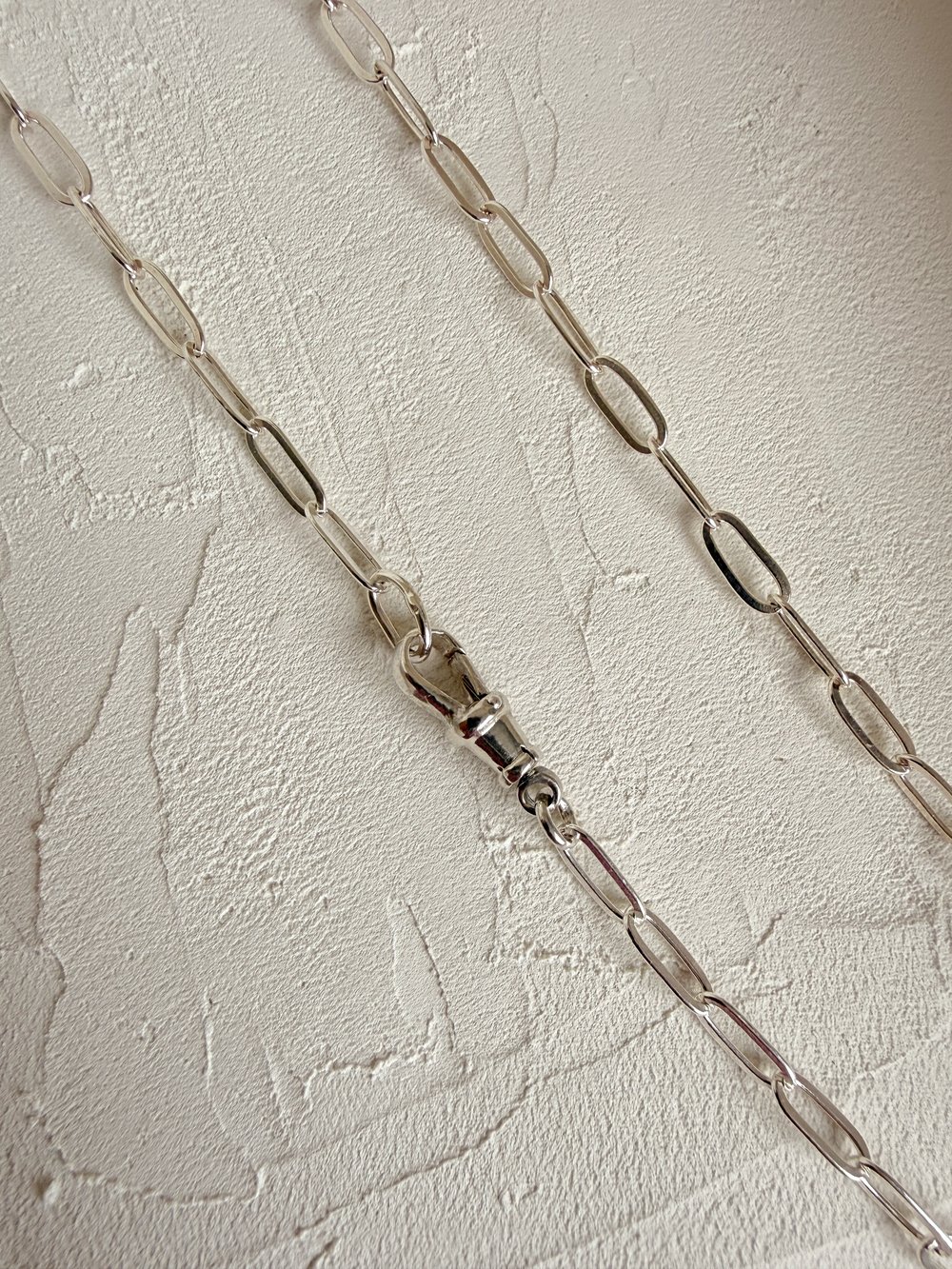 Image of Paperclip Chain with Swivel Clasp