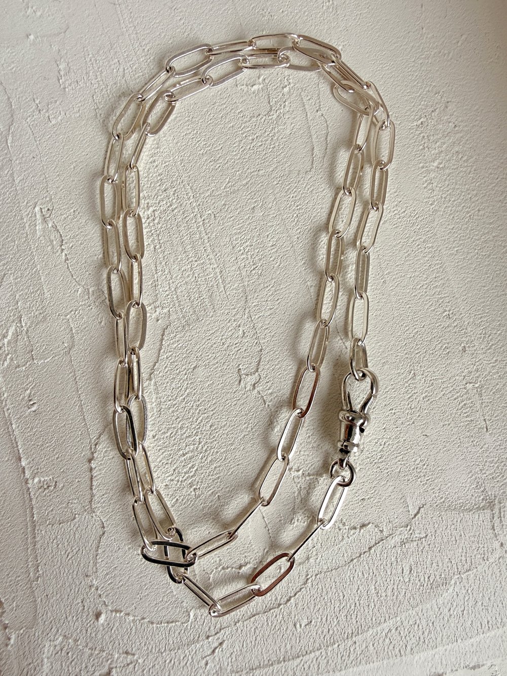 Image of Paperclip Chain with Swivel Clasp