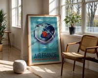 Image 2 of Air France – Réseau Aérien Mondial Vintage Airline Poster