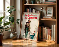 Image 4 of My Goodness – My Guinness – Vintage Guinness Bear Poster by John Gilroy – Retro Wall Art