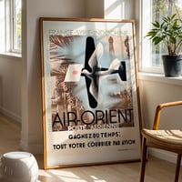 Image 1 of Air-Orient – Poste Aérienne – Vintage Art Deco Aviation Poster by A.M. Cassandre