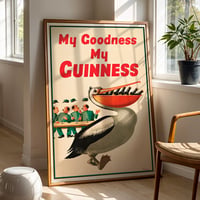 Image 1 of Guinness Pelican Poster | “My Goodness My Guinness” – Vintage Guinness Poster by John Gilroy