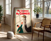 Image 2 of Guinness Ostrich Poster – Vintage Beer Advertisement Print (1939) – Retro Pub Wall Art