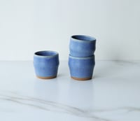 Image 3 of Cortado cup in Denim