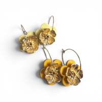 Image 1 of Boucles APPOLINE Jaune / Curry