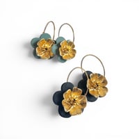 Image 1 of Boucles APPOLINE Bleu glacier / Marine