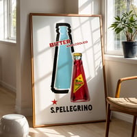 Image 1 of Bitter Analcoolico S. Pellegrino – Vintage Italian Advertising Poster