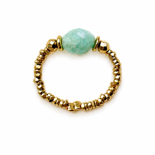 BELLO BAGUE AMAZONITE