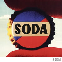 Image 3 of Cinzano Soda – Vintage Italian Advertising Poster