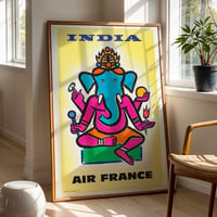 Image 1 of Air France – India – Vintage Travel Poster by Jean Carlu