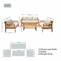 Image 4 of Vegas 3 seater & 2 Chairs 