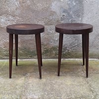 Image 1 of Paire de tabouret bistrot Baumann