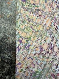 Image 5 of One-of-a-kind hand marbled paper  - 'Faie'