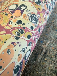 Image 4 of One-of-a-kind hand marbled paper  - 'Pretty Speckle' 