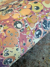 Image 6 of One-of-a-kind hand marbled paper  - 'Pretty Speckle' 
