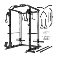 Image 1 of Dual Pulley Power Rack Functional Trainer DP01-V4