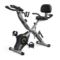 Image 1 of Foldable Upright Exercise Bike with 16-Level Magnetic Resistance XB01